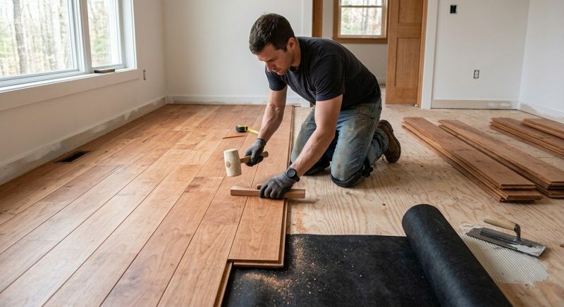 Cherry Floor Installation in Saint Augustine, FL