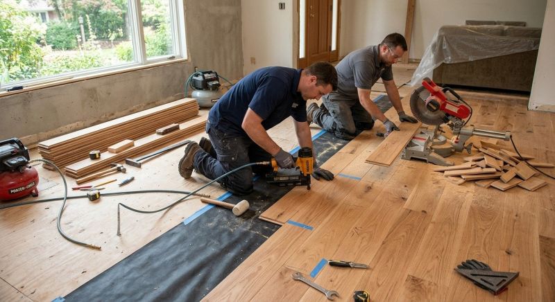 Hardwood Floor Installation in Bunnell, FL
