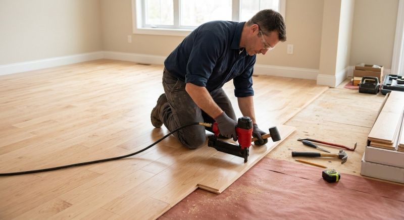 Maple Flooring Installation in Hastings, FL