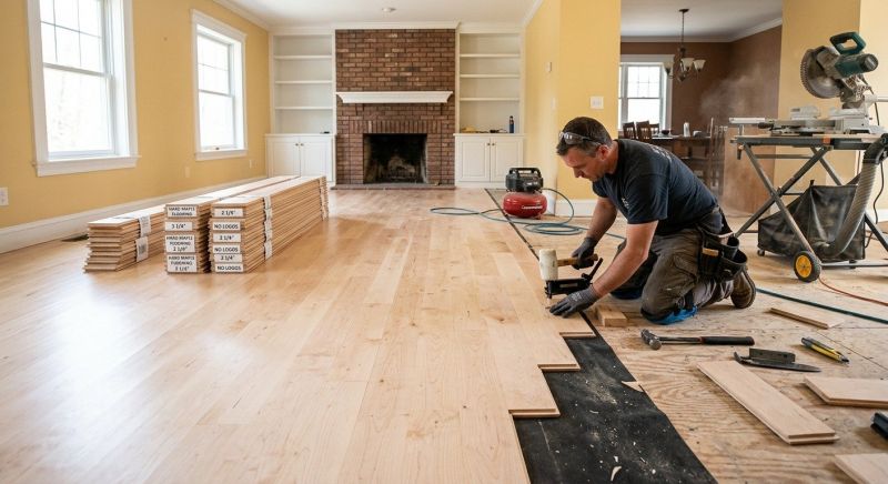 Maple Flooring Installation in Hastings, FL