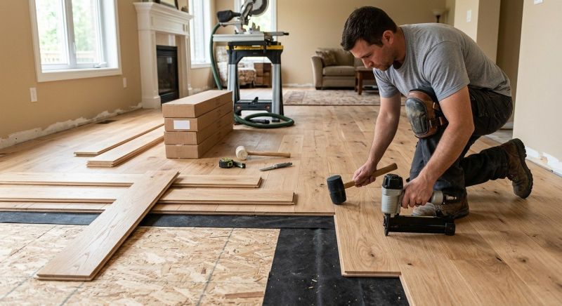 Oak Floor Installation in Hastings, FL