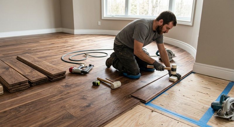 Walnut Flooring Installation in Saint Augustine, FL