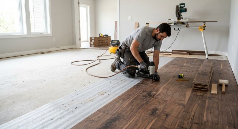 Walnut Flooring Installation in Saint Augustine, FL