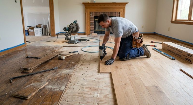 Wood Floor Replacement in Bunnell, FL